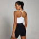 Camiseta de tirantes con espalda nadadora de tirantes Tempo para mujer de MP - Blanco