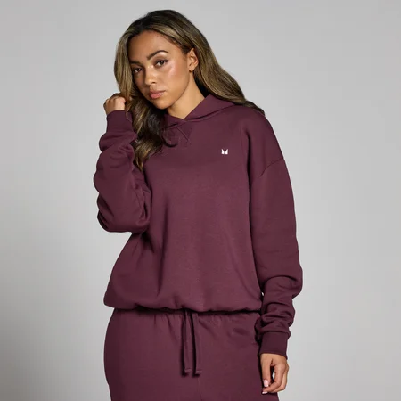 Sudadera extragrande con capucha Basics para mujer de MP - Baya intenso