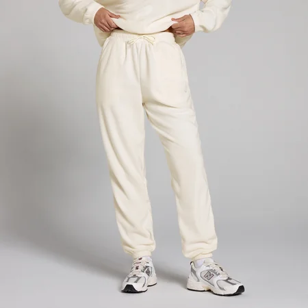 Pantalón deportivo de forro polar para mujer de MP - Crema claro