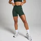 Pantalón corto con parte delantera fruncida Tempo para mujer de MP - Esmeralda oscuro