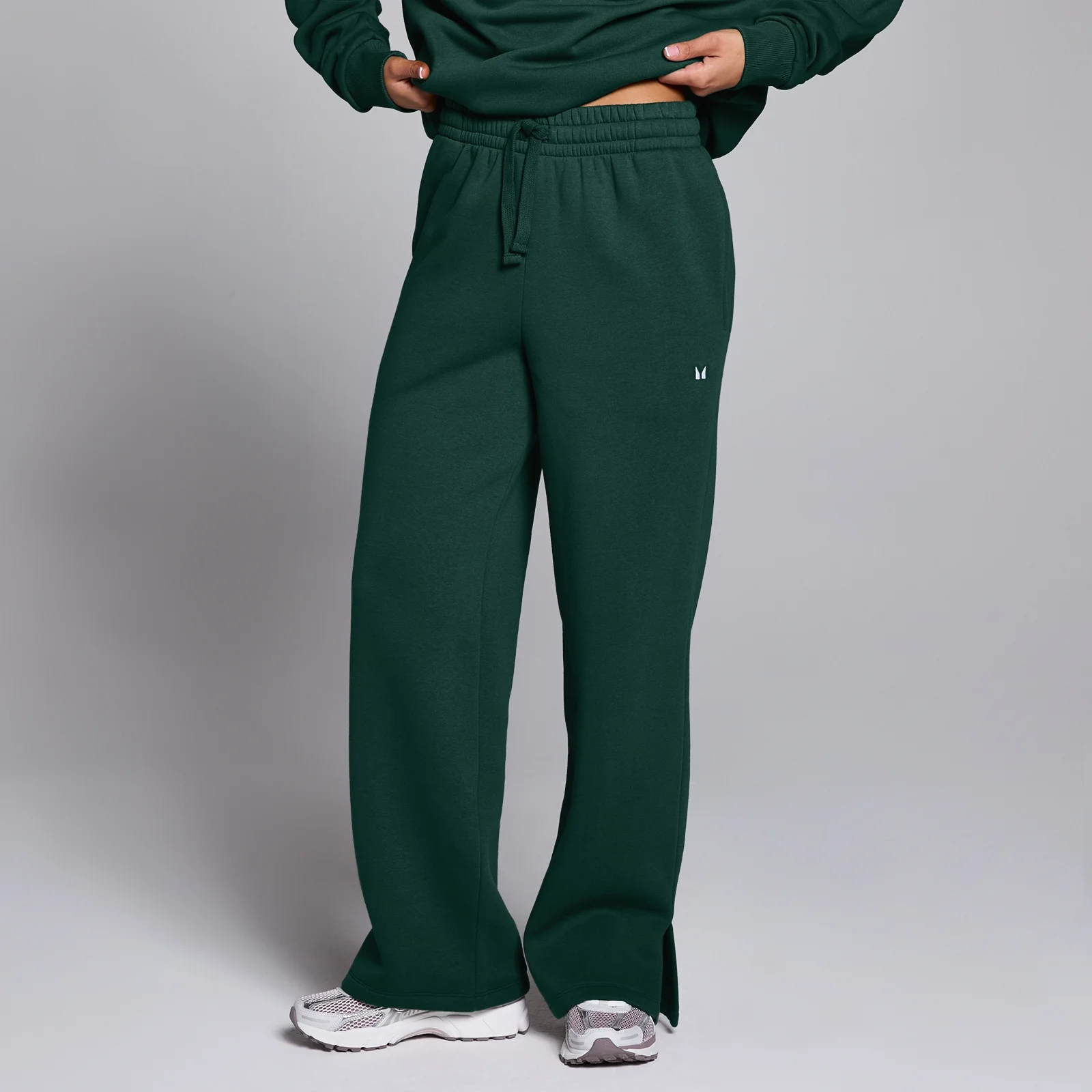 Pantalones de chándal de pernera recta Basics para mujer de MP - Esmeralda oscuro - S Imagen 1