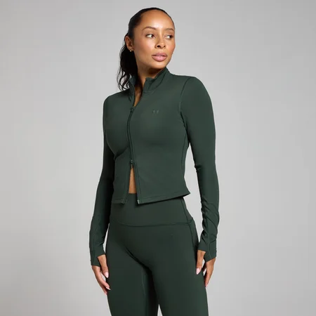 Chaqueta corta Tempo para mujer de MP - Esmeralda oscuro