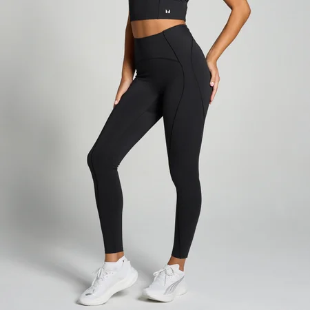 Mallas de costuras curvadas Tempo Ultra para mujer de MP - Negro