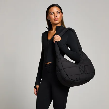 Bolsa de tela acolchada de MP - Negra