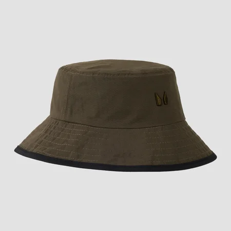 Sombrero de pescador reversible de MP - Negro/verde bosque