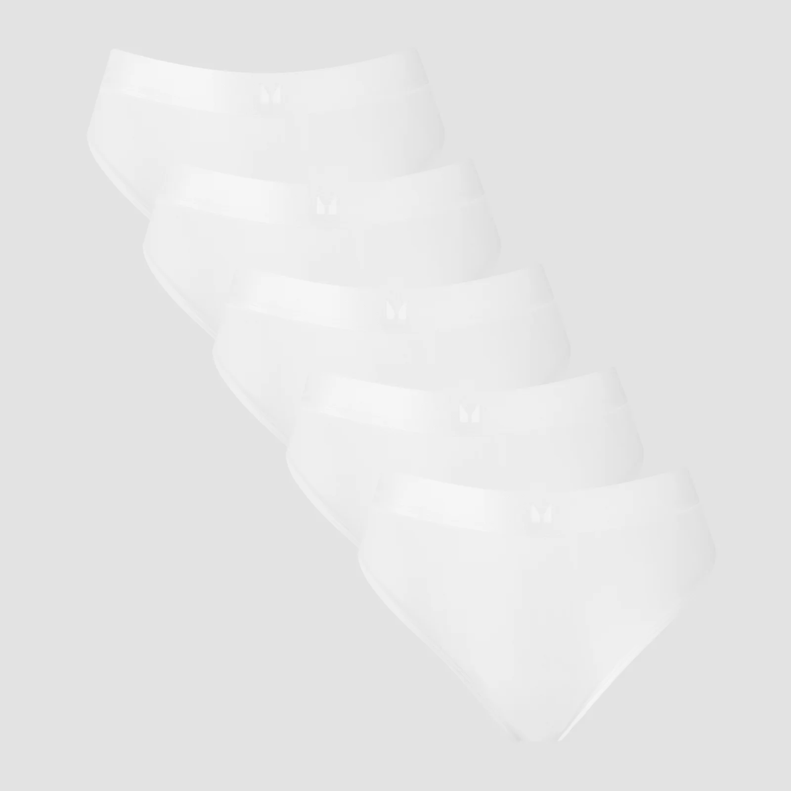 Tanga de talle medio para mujer de MP (paquete de 5) - Blanco - M Imagen 1