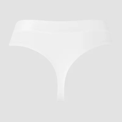 Tanga de talle medio para mujer de MP (paquete de 5) - Blanco - M Imagen 7
