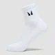 Calcetines tobilleros para correr de MP - Blanco