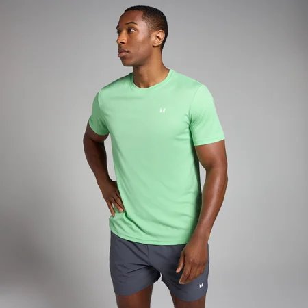 Camiseta de entrenamiento con diseño de cuadrícula Active para hombre de MP - Menta