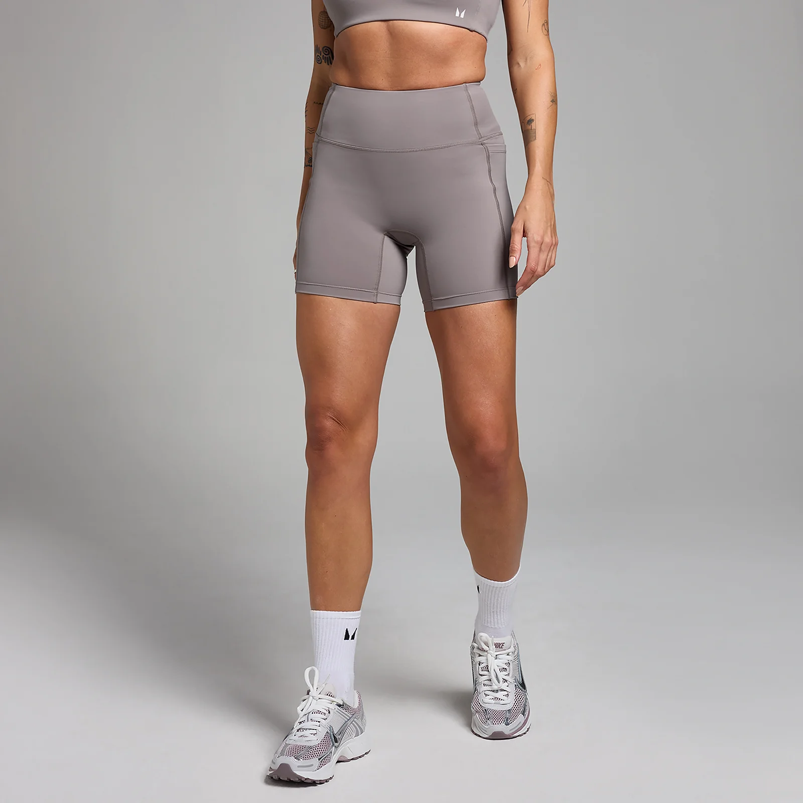 Pantalón corto de ciclismo con bolsillos Active para mujer de MP - Gris frío - S Imagen 1