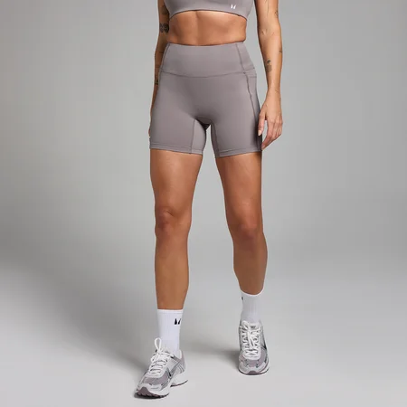 Pantalón corto de ciclismo con bolsillos Active para mujer de MP - Gris frío