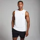 Camiseta de tirantes de entrenamiento con diseño de cuadrícula Active para hombre de MP - Blanco