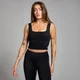 Camiseta sin mangas de escote cuadrado Active para mujer de MP - Negro