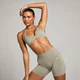 Sujetador tipo bralette de microfibra sin costuras para mujer de MP - Salvia intenso