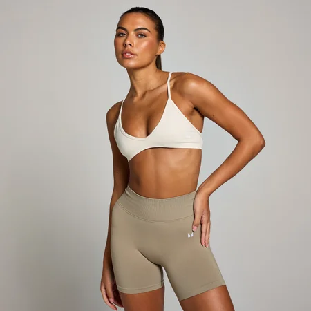 Sujetador de tipo bralette de microfibra sin costuras para mujer de MP - Hueso