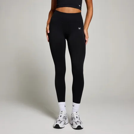 Mallas sin costuras con efecto «scrunch» invisible para mujer de MP - Negro