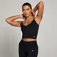 Camiseta sin mangas y sin costuras para mujer de MP - Negro