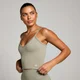 Camiseta sin mangas y sin costuras para mujer de MP - Salvia intenso