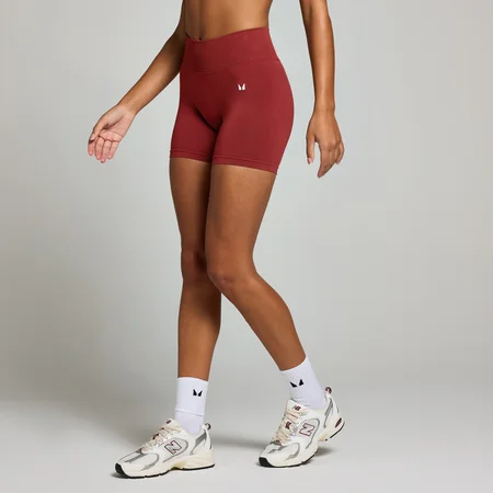 Pantalón corto sin costuras con efecto «scrunch» invisible para mujer de MP - Cereza