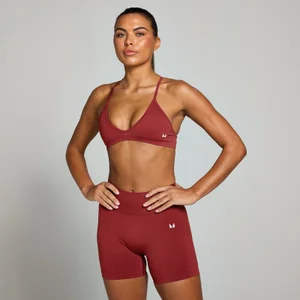 Sujetador de tipo bralette de microfibra sin costuras para mujer de MP - Cereza - Size XS