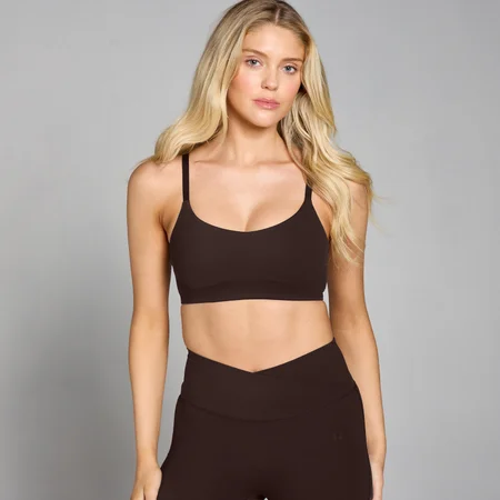 Sujetador deportivo Tempo para mujer de MP - Cacao