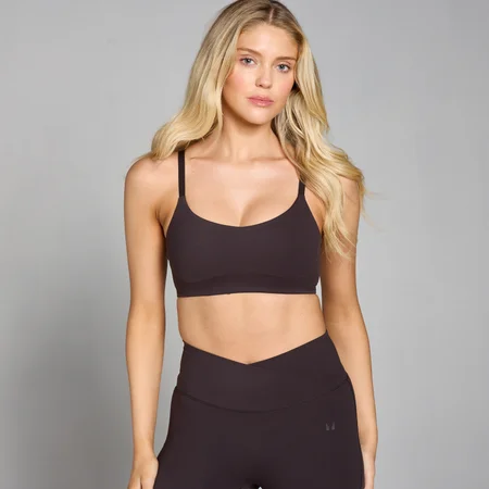 Sujetador deportivo Tempo para mujer de MP - Cacao