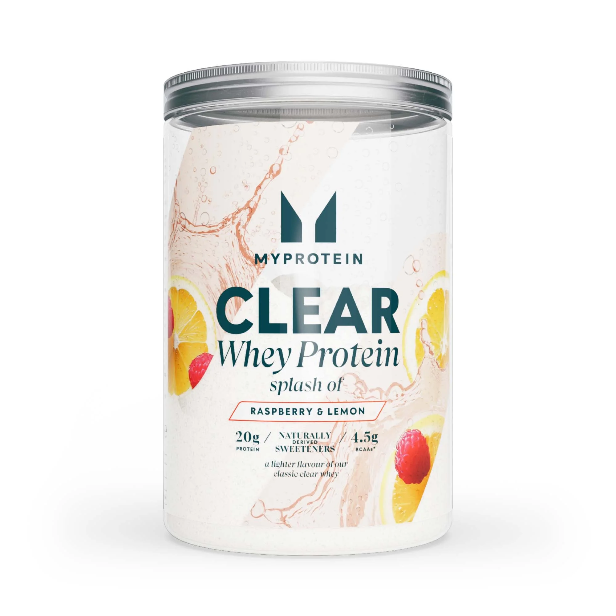 Clear Whey Isolate - 15 servings - 420g - Splash Of - Raspberry & Lemon Imagen 1