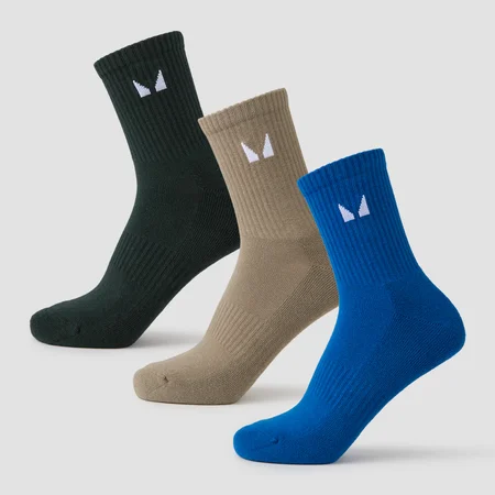 Calcetines unisex clásicos de MP (paquete de 3 pares) - Multipack tierra