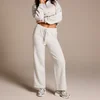 Pantalón deportivo de pernera recta de MP X Aleksandra - Gris claro jaspeado