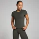 Camiseta de manga corta de corte ajustado Tempo para mujer de MP - Gris noche