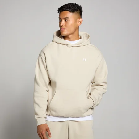 Sudadera extragrande con capucha Rest Day para hombre de MP - Beis