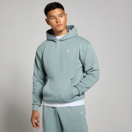 Sudadera extragrande con capucha Rest Day para hombre de MP - Plomo