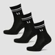 Calcetines de pilates de MP (paquete de 3 pares) - Negro