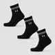 Calcetines de pilates de MP (paquete de 3 pares) - Negro