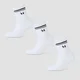 Calcetines de pilates de MP (paquete de 3 pares) - Blanco