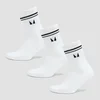 Calcetines de pilates de MP (paquete de 3 pares) - Blanco