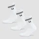 Calcetines de pilates de MP (paquete de 3 pares) - Blanco