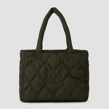 Bolsa de tela acolchada con relleno de MP - Verde bosque