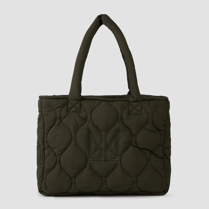 Bolsa de tela acolchada con relleno de MP - Verde bosque