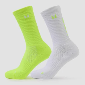 Calcetines de correr Move Club de MP (paquete de 2 pares) - Amarillo - Size UK 2-5