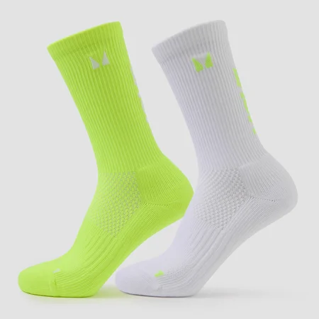 Calcetines de correr Move Club de MP (paquete de 2 pares) - Amarillo