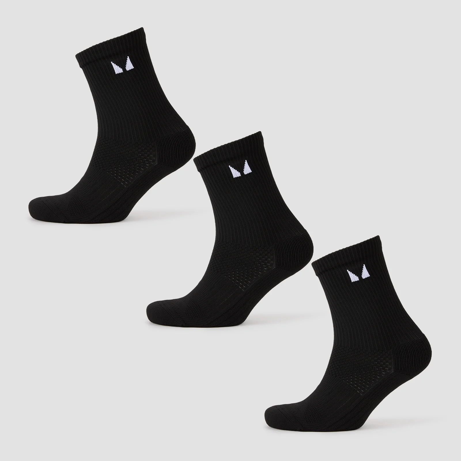 Calcetines para correr de MP (paquete de 3 pares) - Negro - UK 2-5 Imagen 1