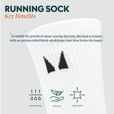 Calcetines para correr de MP (paquete de 3 pares) - Blanco - UK 6-8 Imagen 7