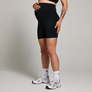 Pantalón corto de ciclismo premamá con ajuste sobre la barriga para mujer de MP - Negro - Size XS