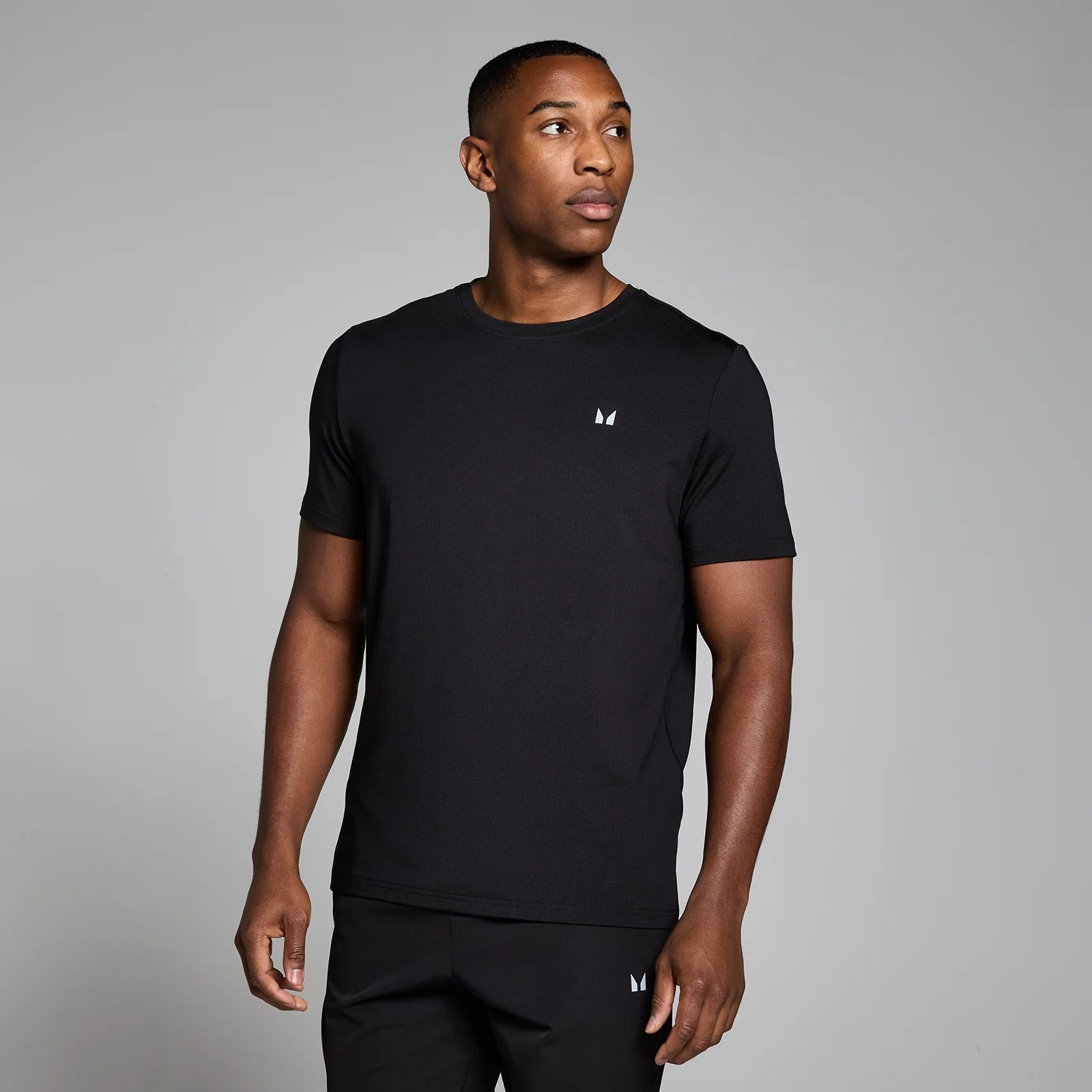 Camiseta Active Gridded para hombre de MP - Negro - XS Imagen 1