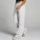 Pantalón deportivo de pernera recta y corte largo Basics para mujer de MP - Gris jaspeado