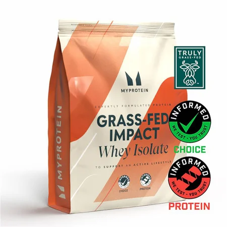 Impact Whey Isolate de vacas alimentadas con pasto