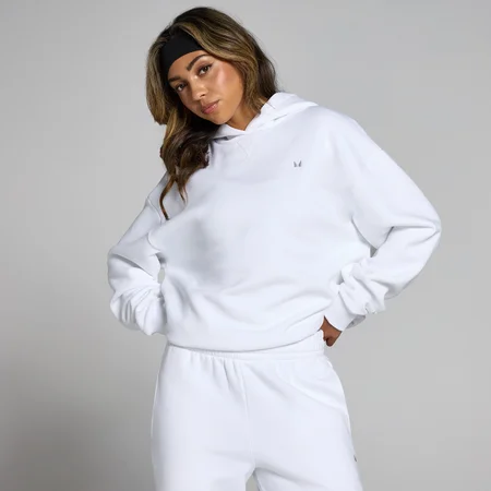 Sudadera extragrande con capucha Basics para mujer de MP - Blanco