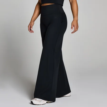 Pantalón ancho Tempo Petite para mujer de MP - Negro