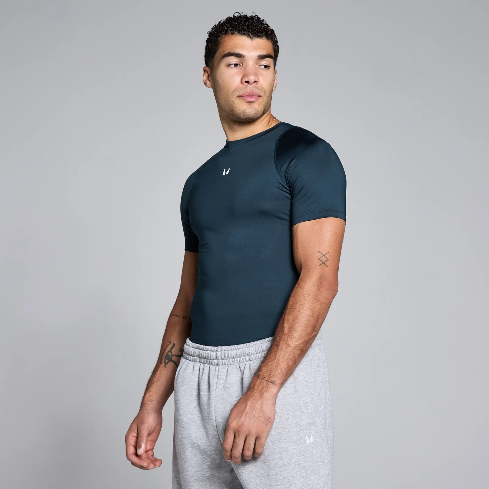 Camiseta interior de manga corta Training para hombre de MP - Zafiro oscuro - M Imagen 1